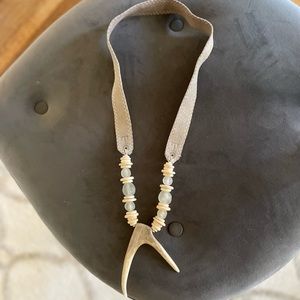 Twine and Twig Antler double point in gray